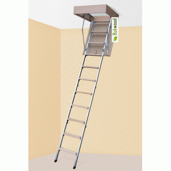 Комбинированая чердачная лестница Bukwood Eco Metal